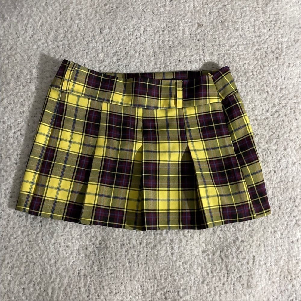 ASOS plaid mini skirt 12‎